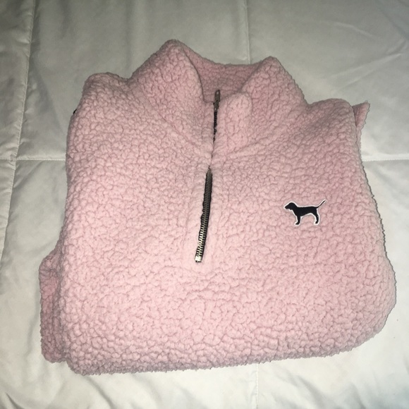 PINK Victoria's Secret Sweaters - baby pink sherpa ❕SALE❕